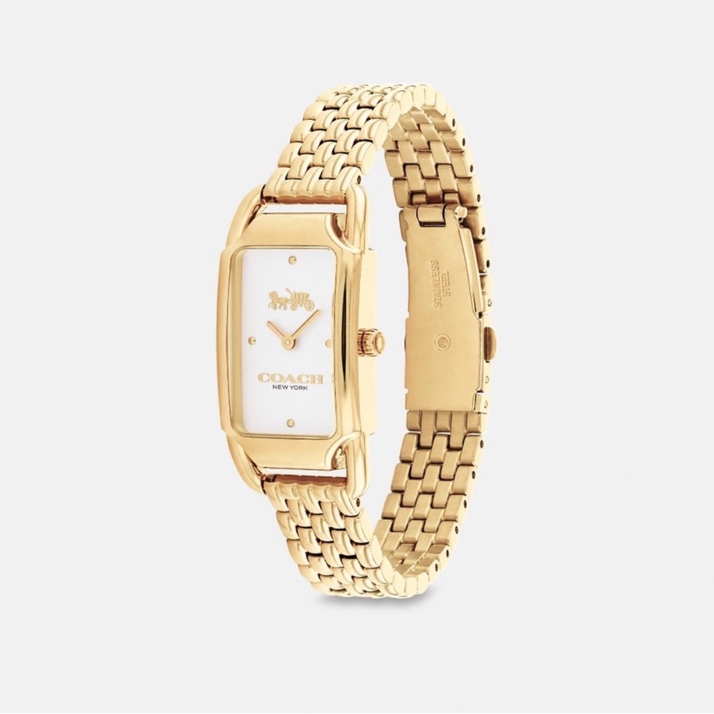 Coach Cadie watch rose gold like new with box
